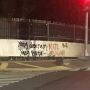 Foto Vandalisme 'Yang Disiram Mata Yang Buta Keadilan' Viral di Medsos