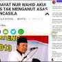 CEK FAKTA: Benarkah Hidayat Nur Wahid Akui PKS Tak Menganut Asas Pancasila?