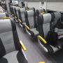 Kursi KA Bandara Soekarno-Hatta Dipasang Sekat Pembatas