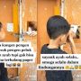 Pintu Proyek Tak Jadi Penghalang Bocah Ini Antar Bekal Buat Ayah