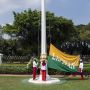Simulasi Pengibaran Bendera Hut ke-75 RI di Istana Merdeka