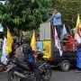Tolak Omnibus Law dan Tuntut Bansos, Buruh di Jogja Gelar Unjuk Rasa