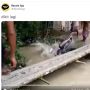 Tinggal di Ujung Malah Nyebur, Viral Video Pemotor Buat Warganet Geregetan