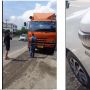 Viral Emak-emak Ngotot Minta Ganti Rugi ke Sopir Truk Meski Mobil Tak Lecet