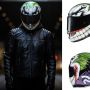 Cakepnya Helm Bermotif ala Joker, Anti Bakteri, lho!