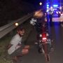 Santai Masuk Tol JORR, Pemotor Mabuk Cengar-cengir usai Ditangkap Polisi