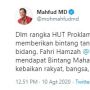 Jokowi Bakal Beri Bintang Tanda Jasa untuk Fadli Zon dan Fahri Hamzah