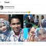 Unik, Sepasang Kekasih Tukar Cincin Pakai Baju Kembar Motif Doraemon