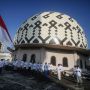 Upacara Kemerdekaan RI ke-75 di Atap Masjid Raya Bandung