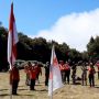 Kemenparekraf Gelar Upacara HUT RI ke-75 di Gunung Papandayan
