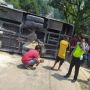 Terguling & Terbakar di Pandeglang, Polisi Sebut Bus Damri Alami Rem Blong