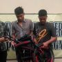 Pencuri Sepeda Lipat Ini Diciduk Polisi saat Asik Kongkow di Warung Tuak