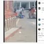 Viral Pemotor Kena Jurus dari Petugas, Gegara Putar Balik saat Razia
