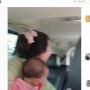 Teriak Histeris! Viral Ibu dan Balita Dalam Mobil Diserang di Menteng