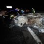Ngeri! Kecelakaan Beruntun di Tol Kartasura-Boyolali 1 Mobil Terbakar