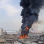 Satu Bulan Usai Ledakan Besar, Pelabuhan Beirut Kembali Terbakar
