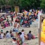 Wisatawan Padati Pantai Sanur Bali di Tengah Pandemi Covid-19