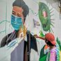 Keren! Komunitas di Medan Kampanyekan Protokol Kesehatan Lewat Mural