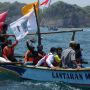 Di Tengah Laut, Paslon Sunaryanto-Hery Deklarasi Maju Pilkada Gunungkidul