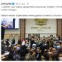 Beredar Foto Anggota DPR Tak Jaga Jarak Usai Sidang RUU Cipta Kerja