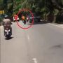 Pemotor Ugal-ugalan Menantang Maut, Warganet: Endingnya Nggak Mengecewakan