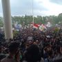 Ribuan Massa Geruduk Gedung DPRD Kalbar, Tolak UU Cipta Kerja