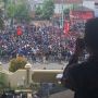 Prang! Kaca Jendela Gedung DPRD Jember Pecah, Dilempari Batu Aksi Mahasiswa
