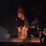 Videotron Depan Kantor Gubernur Sulsel Dibakar