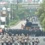 Pendemo UU Cipta Kerja Bentrok, Kawasan Patung Kuda Mulai Dikuasai Polisi
