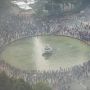 Foto dari Udara Massa PA 212 Penuhi Bundaran Patung Kuda, Gagal ke Istana