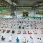 Begini Suasana Salat Berjemaah di Masjidil Haram Usai Dibuka kembali