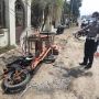 Tukang Becak Terlempar dan Tewas Setelah Tertabrak Mercedes Benz di Jombang