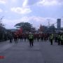 Massa Buruh-Mahasiswa Penolak UU Ciptaker Bergerak ke Gerbang Tol Cileunyi