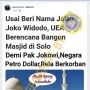 CEK FAKTA: Benarkah UEA Mau Bangun Masjid di Solo Demi Jokowi?