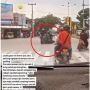 Viral Video Emak-emak Terobos Lampu Merah dan Seruduk Dua Motor Sekaligus