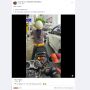 Polisi Peringatkan Cewek Surabaya Joget-Joget Saat Kendarai Motor