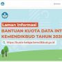 Baru Diumumkan, Ini Cara Dapatkan Kuota Internet Gratis Kemendikbud