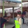 Ngamuk Kena Tilang, Orang Ini Bikin Geprek Motor Pakai Batu