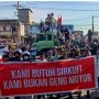 Cegah Balapan Liar, Sejumlah Pemuda Makkasar Aksi Minta Dibuatkan Sirkuit