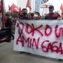 Demo Tolak UU Ciptaker di Patung Kuda, Mahasiswa Ultimatum Jokowi - Ma'ruf