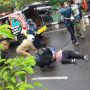 Detik-detik Kecelakaan Maut Truk Fuso vs Motor di Komplek Pangeran Antasari