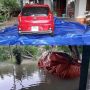 Nyeleneh Tapi Ampuh, Begini Trik Anti Mogok saat Mobil Terendam Banjir