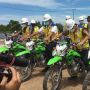 Naik Motor Trail, Menteri PUPR Tinjau Sistem Irigasi Food Estate di Kalteng