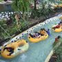 Ribuan Pengunjung Padati Wisata Air The Jungle Bogor