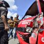 Jalan Ngebut, Mobil Pemadam Kebakaran Tabrakan Beruntun di Pontianak
