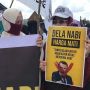 Massa di Riau Gelar Unjuk Rasa Kecam Presiden Prancis