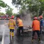 Diduga untuk Balap, Polisi Buru Pengemudi Mobil Terbakar di Ring Road Barat