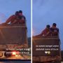 Viral Video Bucin di Atas Truk, Warganet: Romantisnya Ngalahin Titanic