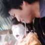 Video Ayah Sembur Wajah Anak dengan Susu Cair, Publik: Kalau Buta Gimana?