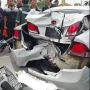 Tabrakan Honda Civic vs Motor Tua, Kondisi Motornya Bikin Warganet Heran
